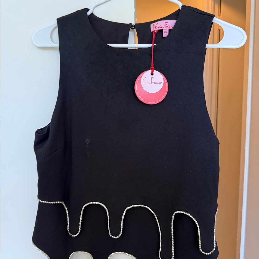 Eva Franco NWT tank (rhinestone accents)